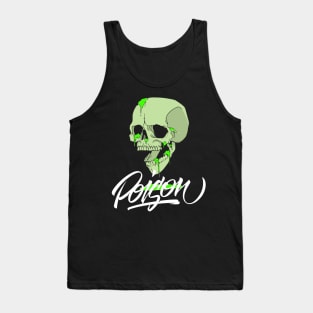 Skull Green Liquid Poisoned Tank Top